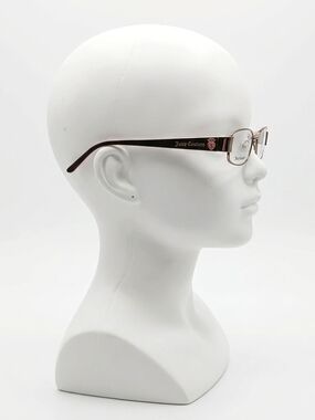 New Juicy Couture JU900 Eyeglasses Frames Women Girls Brown Pink 45/16/120 Logo